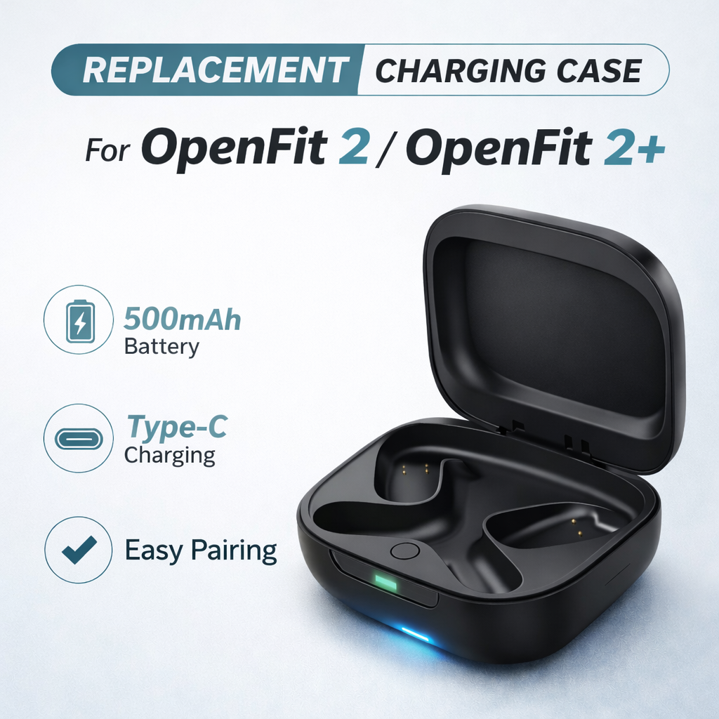 Earbuds Charging Case - Replacement Charging Case For SHOKZ OpenFit