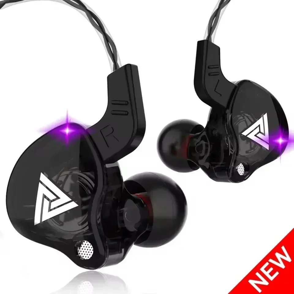 Wired Earphone Mic - New QKZ AK6 In Ear Earphone