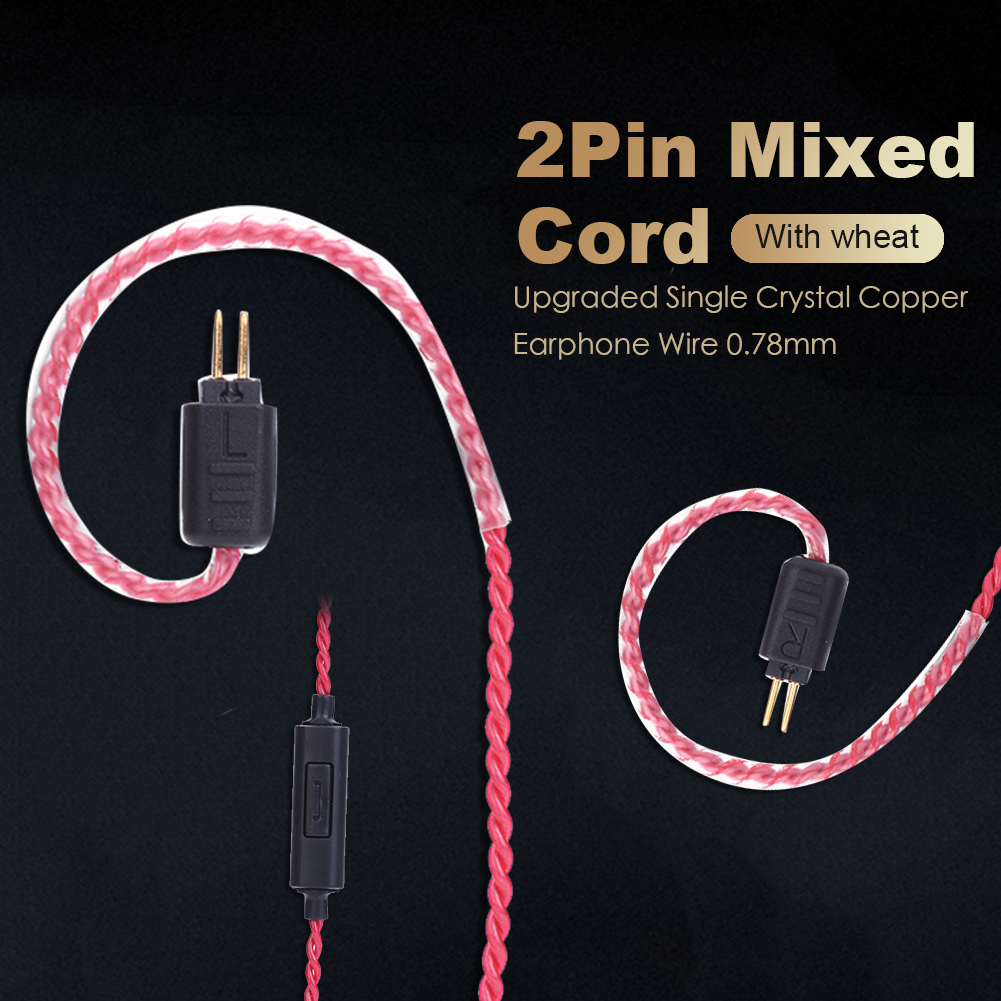 0.78mm 2 Pin Upgrade Headphone - Wired Earphone Mic บทวิจารณ์และราคา