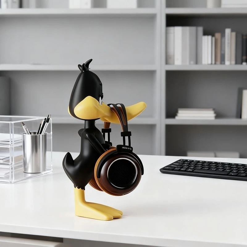 Duck Headphone Stand Creative  - Headphone Stand Desk บทวิจารณ์และราคา