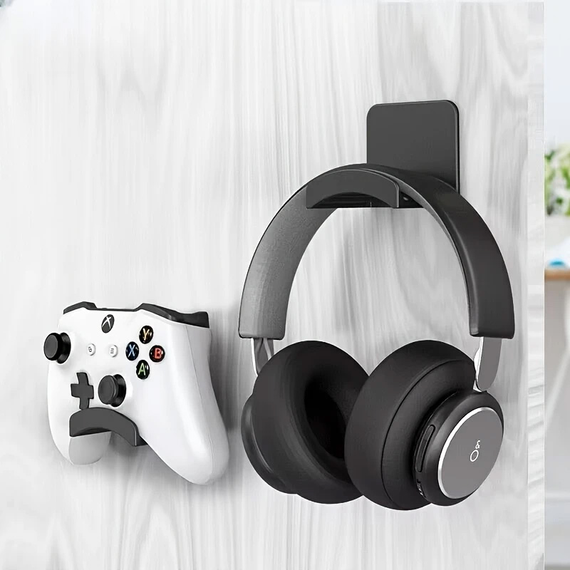 4Pcs Black Adhesive Headphone  - Headphone Stand Desk บทวิจารณ์และราคา