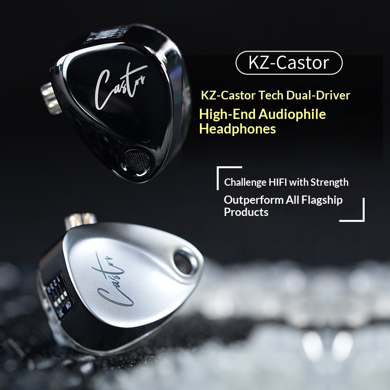 KZ Castor In Ear Wired Headpho - Audiophile Headphone Wired บทวิจารณ์และราคา