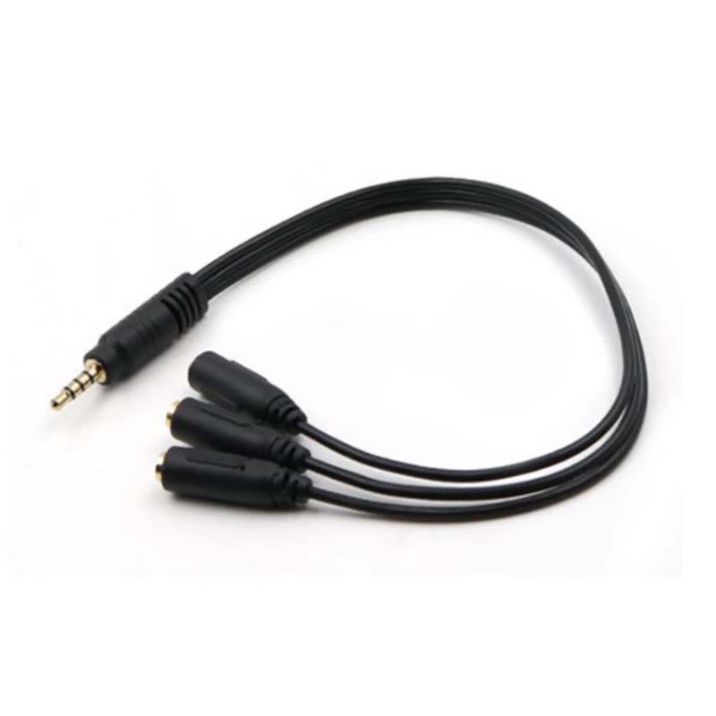 ⭐ 3.5mm 1 Male to 3 Female 3 W - Earphone Splitter Jack บทวิจารณ์และราคา