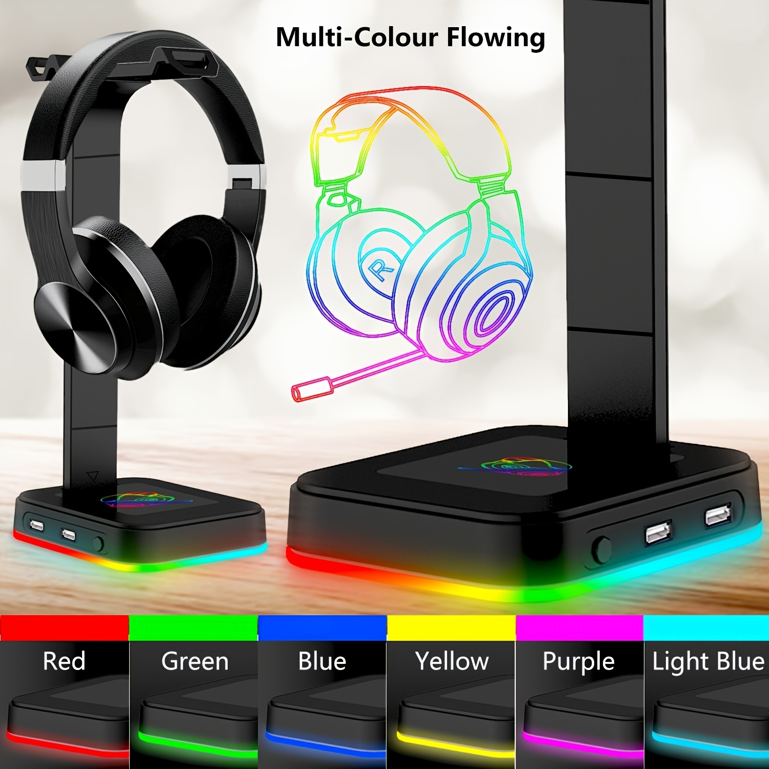 Gaming Headset Stand Adjustabl - Gaming Headset Rgb บทวิจารณ์และราคา