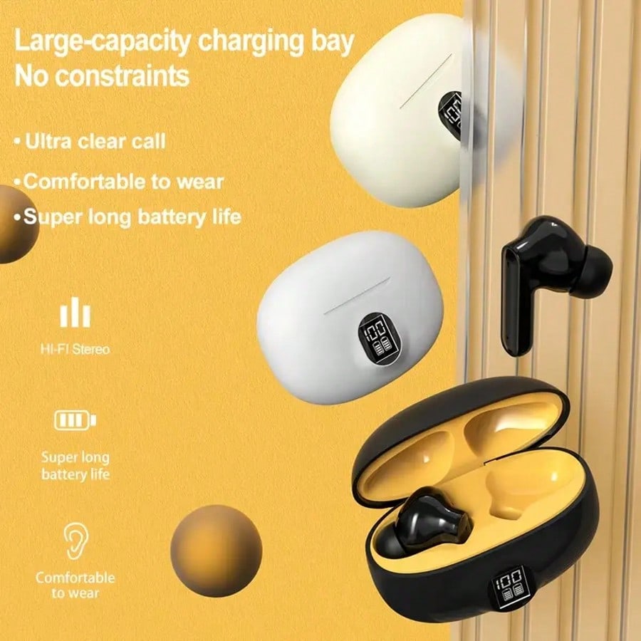 Wireless Earphones, Bluetooth  - Earbuds Charging Case บทวิจารณ์และราคา