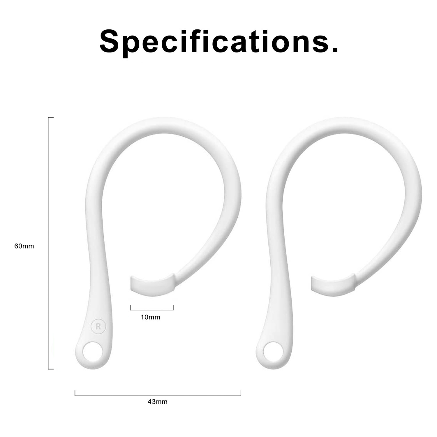1 Pairs Anti-lost Earhooks for - Sports Earphone Hook บทวิจารณ์และราคา