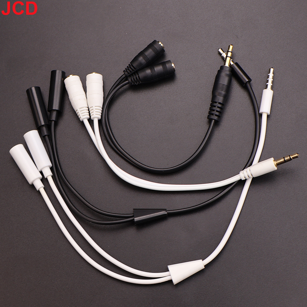 JCD 1Male to 2 Dual Female Y S - Earphone Splitter Jack บทวิจารณ์และราคา