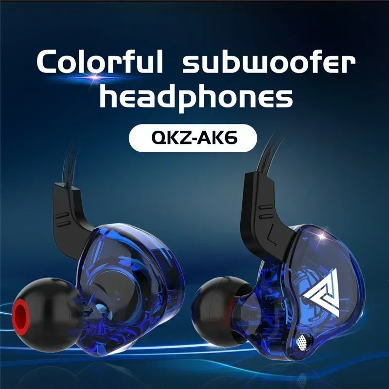 NEW QKZ AK6 Copper Driver HiFi - Wired Earphone Mic บทวิจารณ์และราคา
