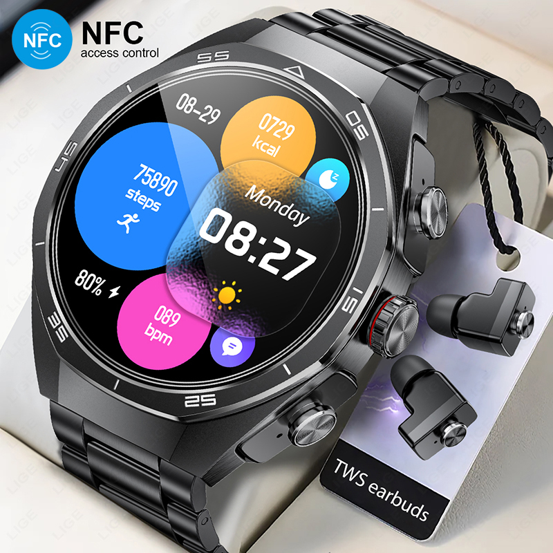 TWS Music Watches Earbuds Smar - Earbuds Charging Case บทวิจารณ์และราคา