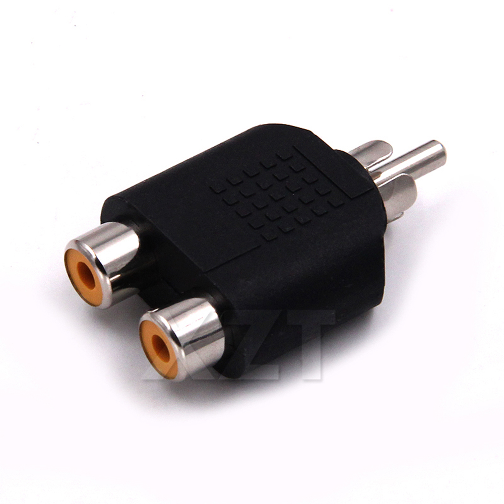 3.5mm Stereo Male To 2 RCA Fem - Earphone Splitter Jack บทวิจารณ์และราคา