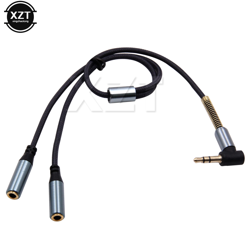 3.5mm 1 To 2 Audio Aux Y Split - Earphone Splitter Jack บทวิจารณ์และราคา