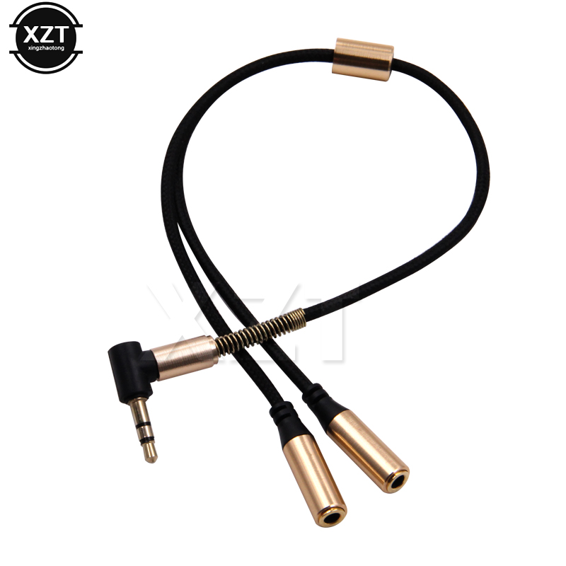 3.5mm 1 To 2 Audio Aux Y Split - Earphone Splitter Jack บทวิจารณ์และราคา