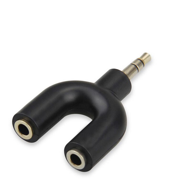 U Type Adapter Y Shape 3.5mm S - Earphone Splitter Jack บทวิจารณ์และราคา