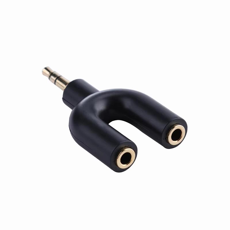 U Type Adapter Y Shape 3.5mm S - Earphone Splitter Jack บทวิจารณ์และราคา