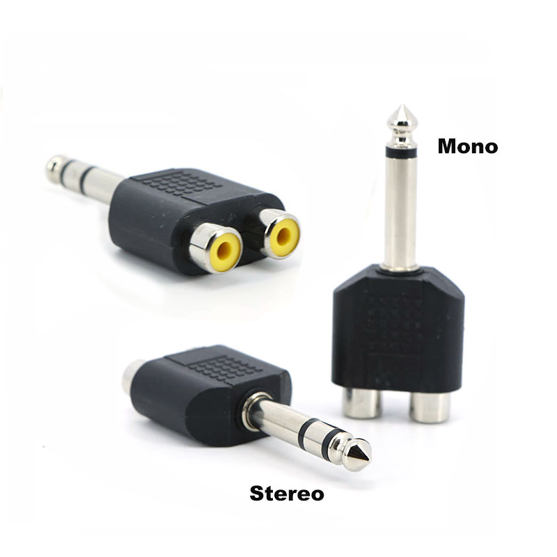 6.35mm 6.5 Audio Mono Stereo 1 - Audio Splitter Y บทวิจารณ์และราคา