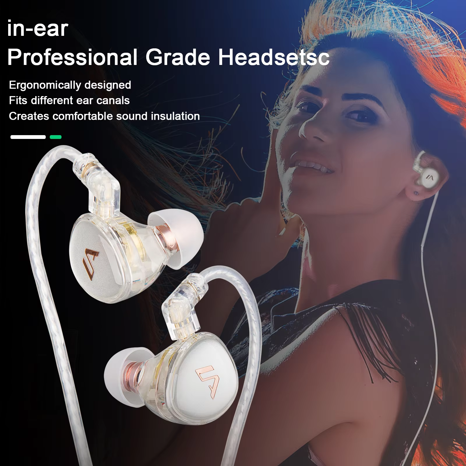 590-599mhz stereo IEM UHF Stag - In Ear Monitor Iem บทวิจารณ์และราคา