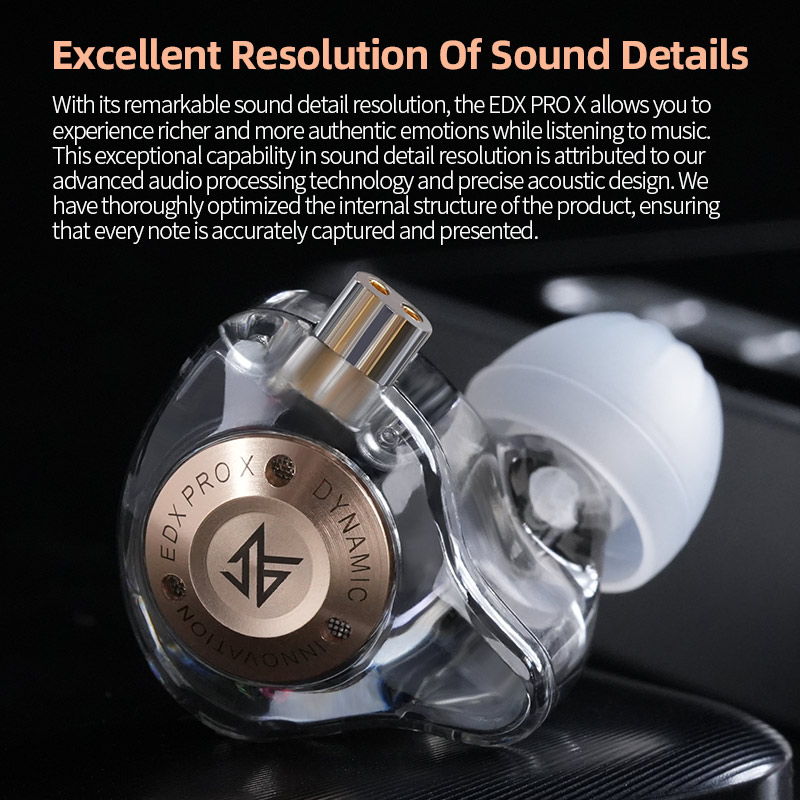 KZ EDX Pro X dynamic driving h - Sports Earphone Hook บทวิจารณ์และราคา