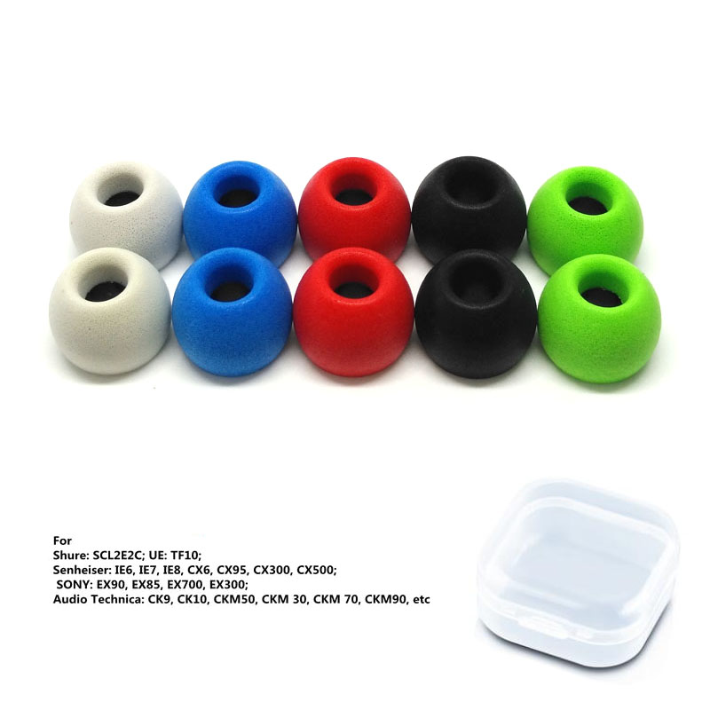 1Pair ANJIRUI Memory Foam Eart - Earphone Foam Tip บทวิจารณ์และราคา