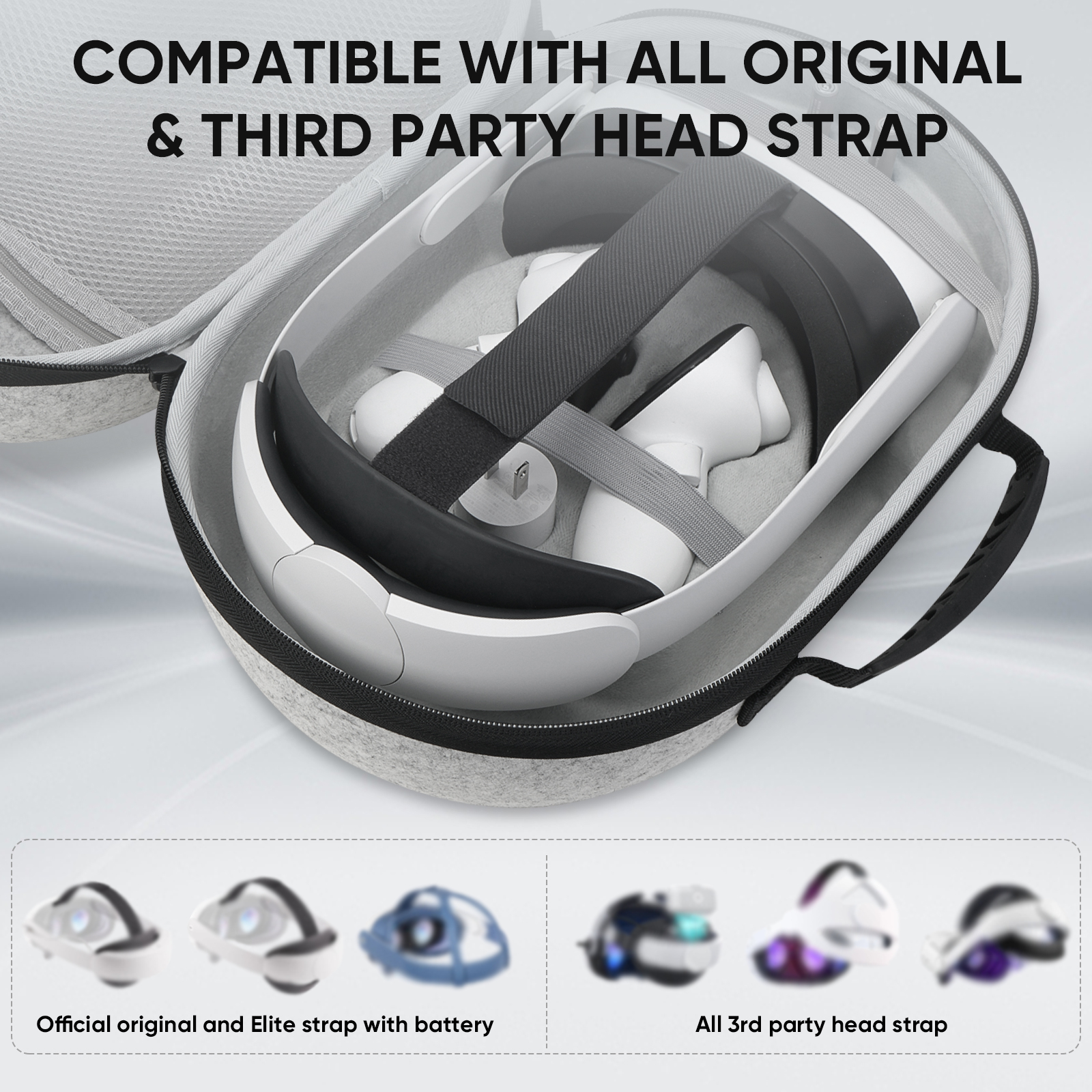Travel Carrying Case for Meta  - Headphone Case Hard บทวิจารณ์และราคา
