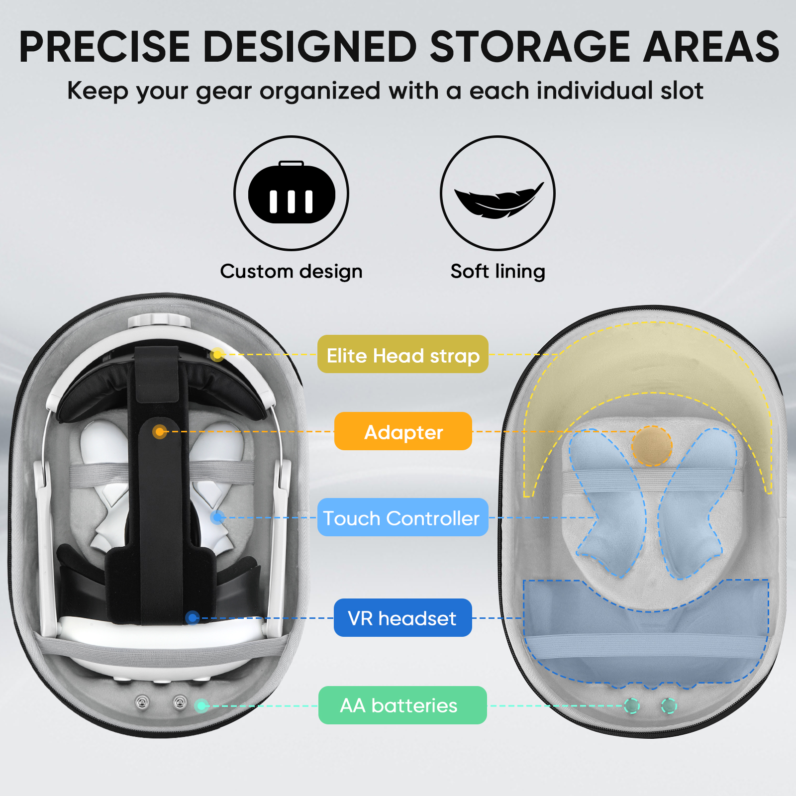 Travel Carrying Case for Meta  - Headphone Case Hard บทวิจารณ์และราคา