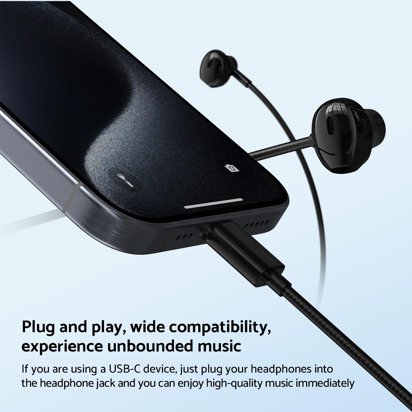 Type C 3.5mm HIFI Stereo Wired - Audiophile Headphone Wired บทวิจารณ์และราคา