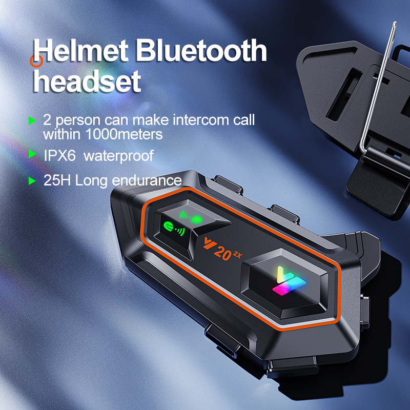 Y20 2X Motorcycle Helmet Inter - Bluetooth Headset On Ear บทวิจารณ์และราคา