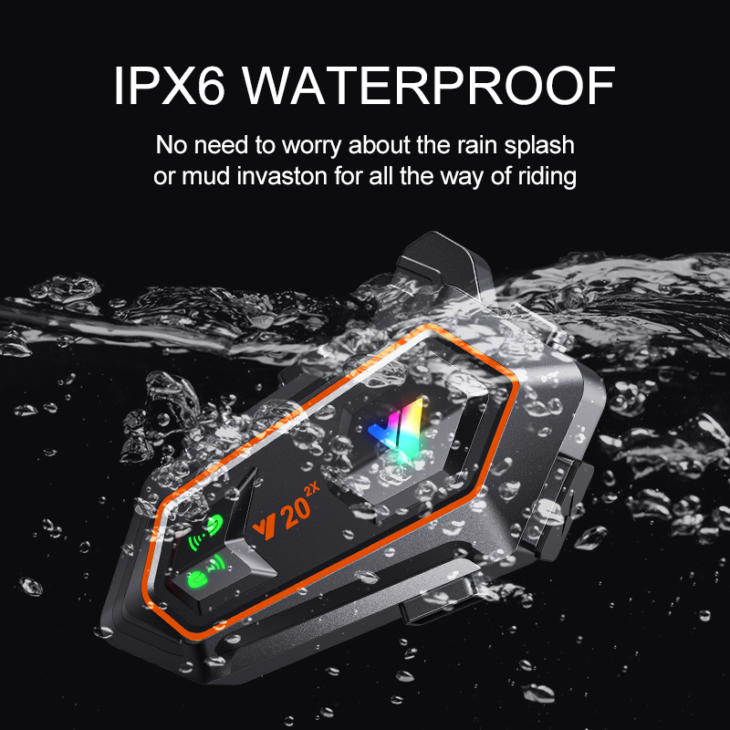 Y20 2X Motorcycle Helmet Inter - Bluetooth Headset On Ear บทวิจารณ์และราคา