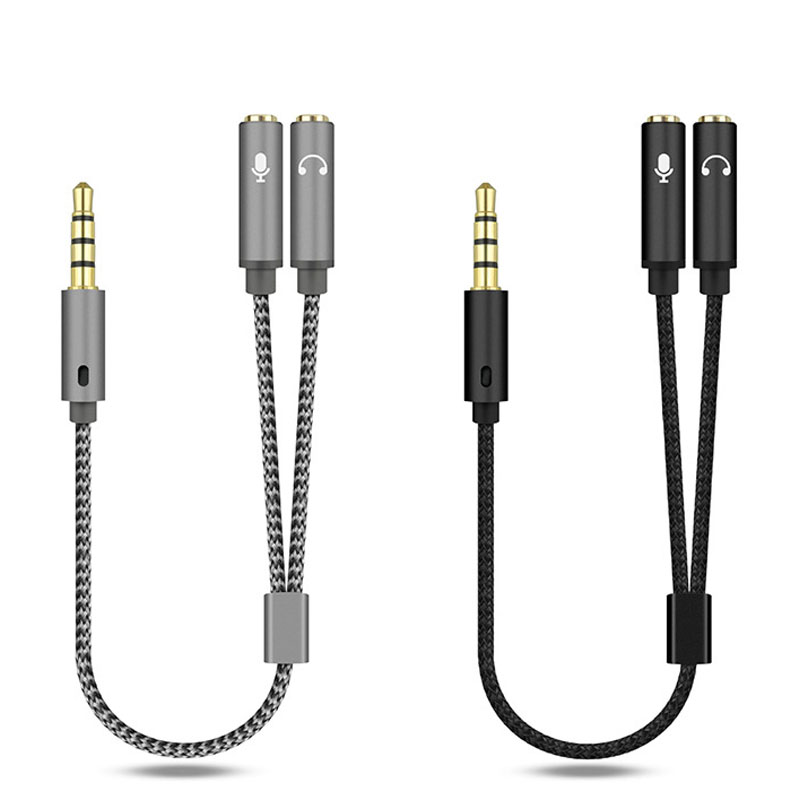 1/3/5PCS 3.5mm Audio Splitter  - Earphone Splitter Jack บทวิจารณ์และราคา