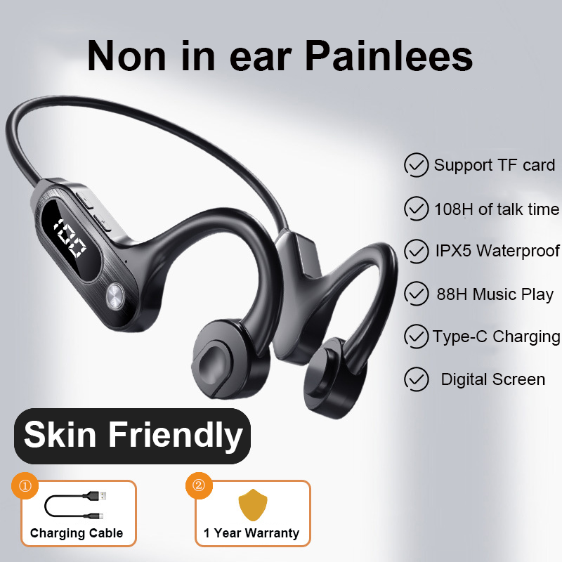 Bone Conduction Bluetooth 5.3  - Sports Earphone Hook บทวิจารณ์และราคา