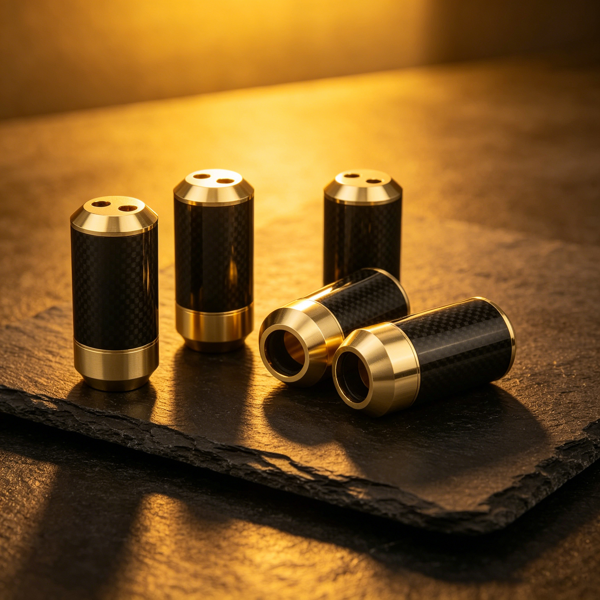 Audiocrast Carbon fiber Gold P - Audio Splitter Y บทวิจารณ์และราคา