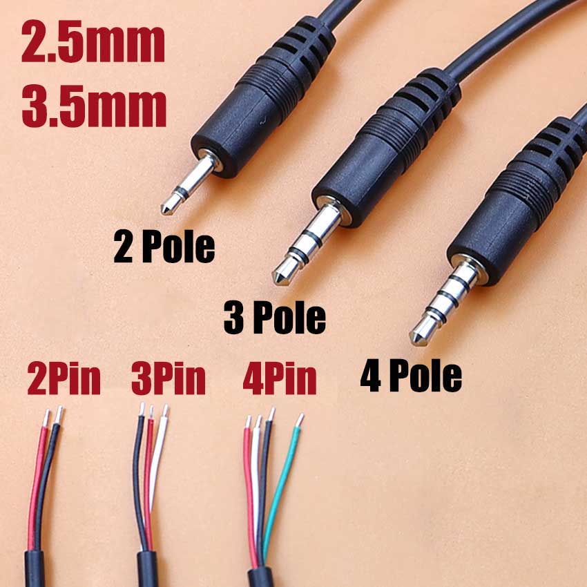 1pcs 2.5mm 3.5mm Mono Stereo A - Audiophile Headphone Wired บทวิจารณ์และราคา