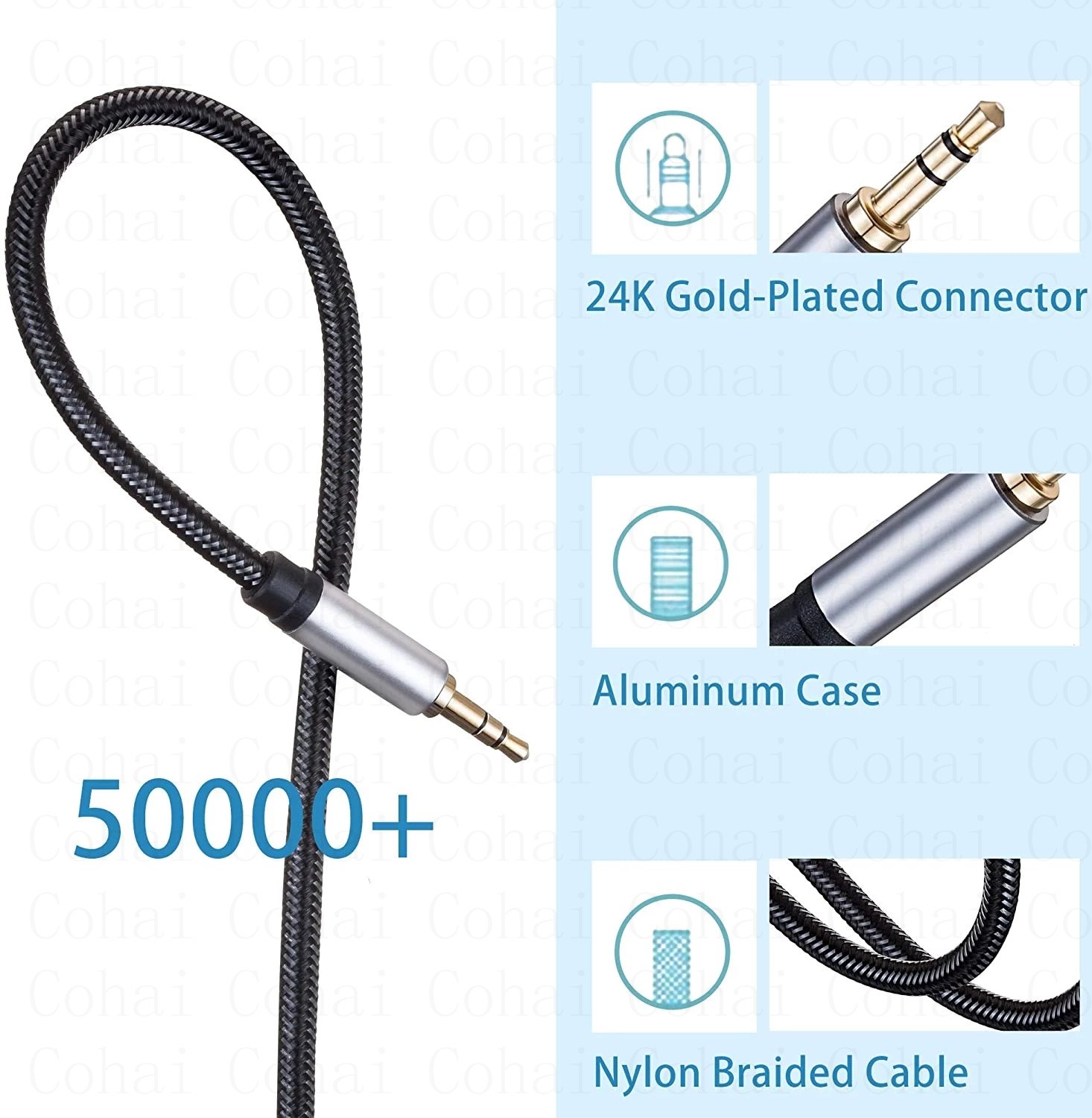 3.5mm Jack Audio Cable Jack 3. - Cable Extension 3.5 บทวิจารณ์และราคา