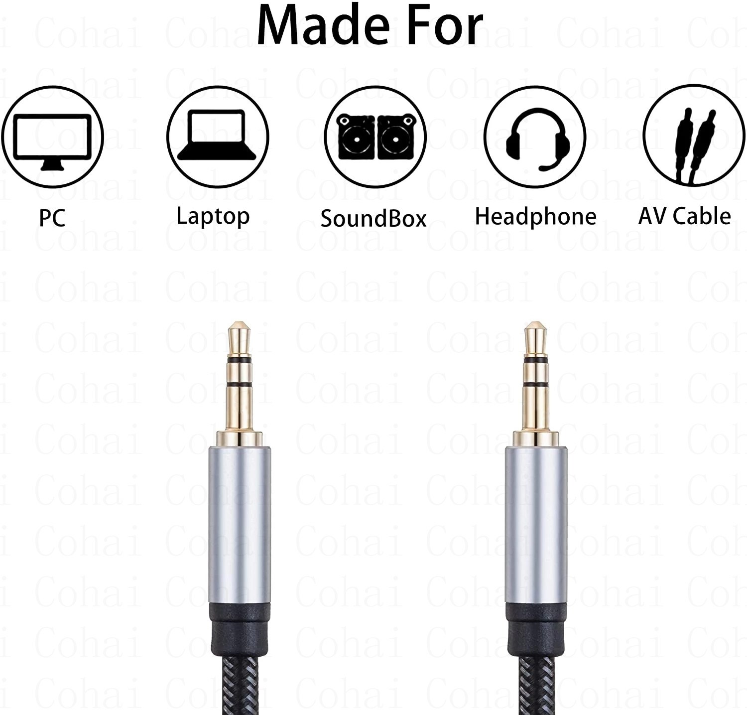 3.5mm Jack Audio Cable Jack 3. - Cable Extension 3.5 บทวิจารณ์และราคา