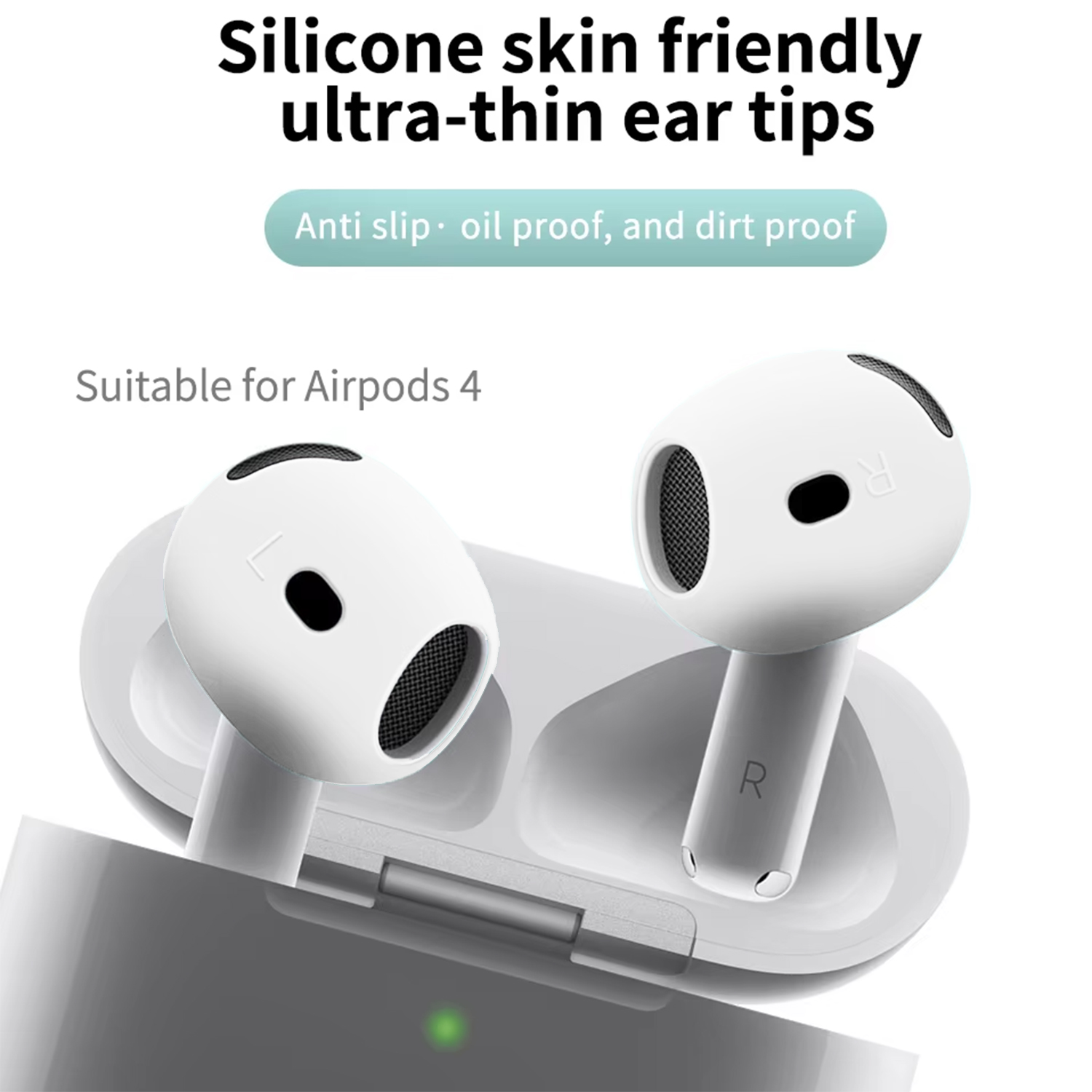 3 Pairs Anti-Slip Protective E - Silicone Ear Tip Replacement บทวิจารณ์และราคา
