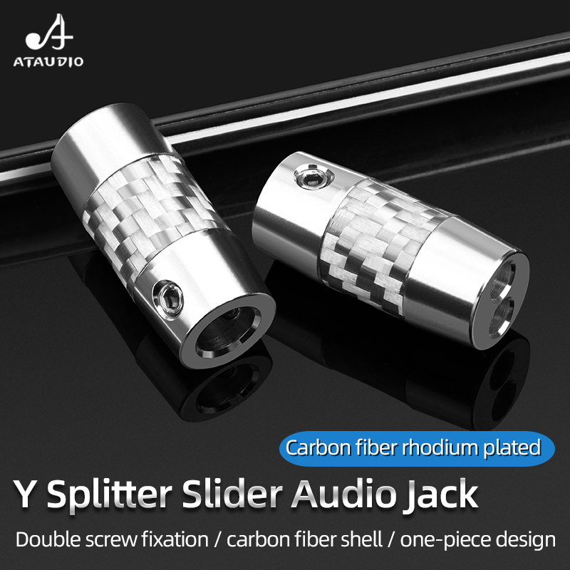 4pcs Carbon Fiber Y Splitter A - Audio Splitter Y บทวิจารณ์และราคา
