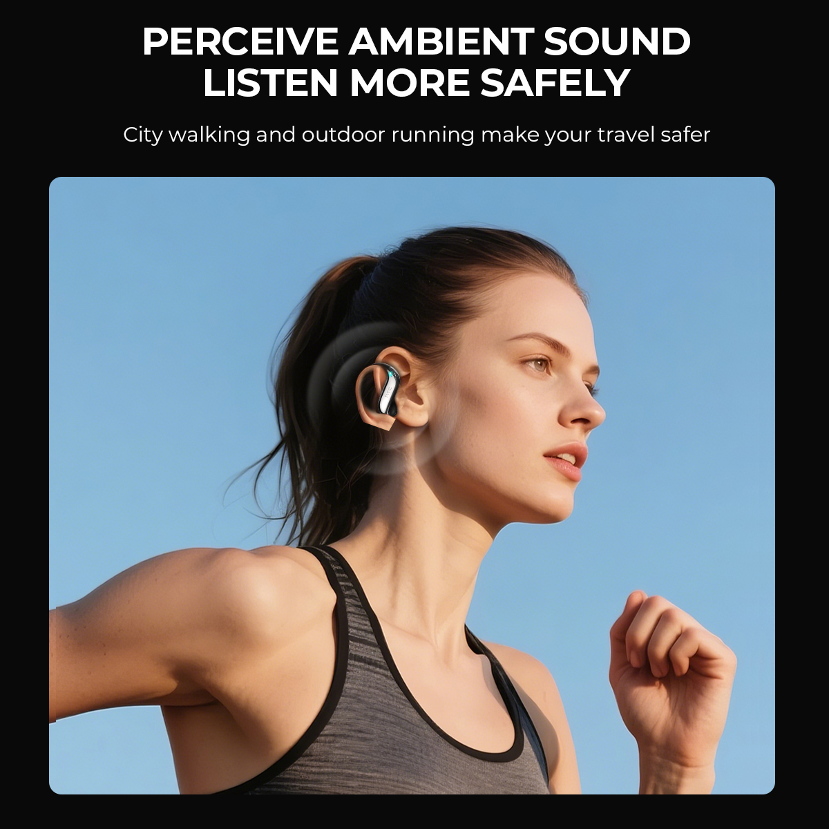 Open-ear Bluetooth Headphones  - Earbuds Charging Case บทวิจารณ์และราคา