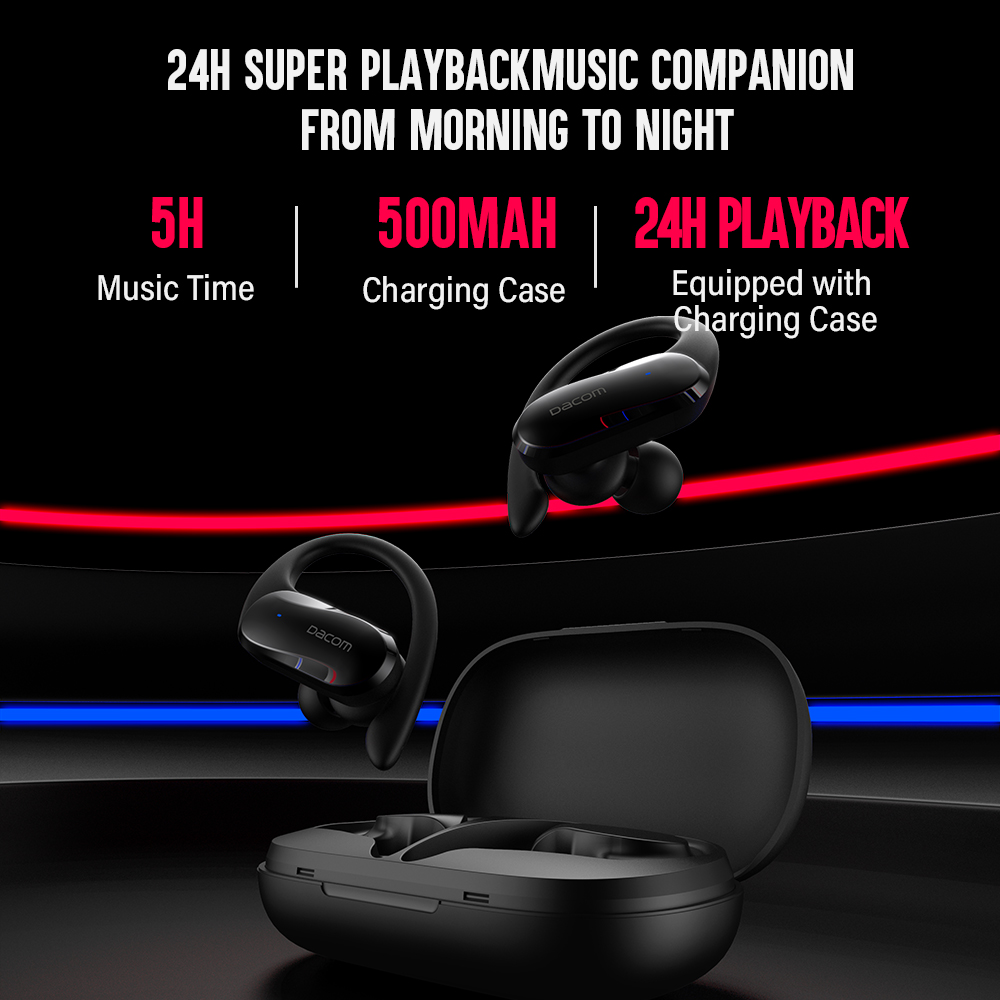 DACOM L19 TWS Bluetooth Earpho - Sports Earphone Hook บทวิจารณ์และราคา