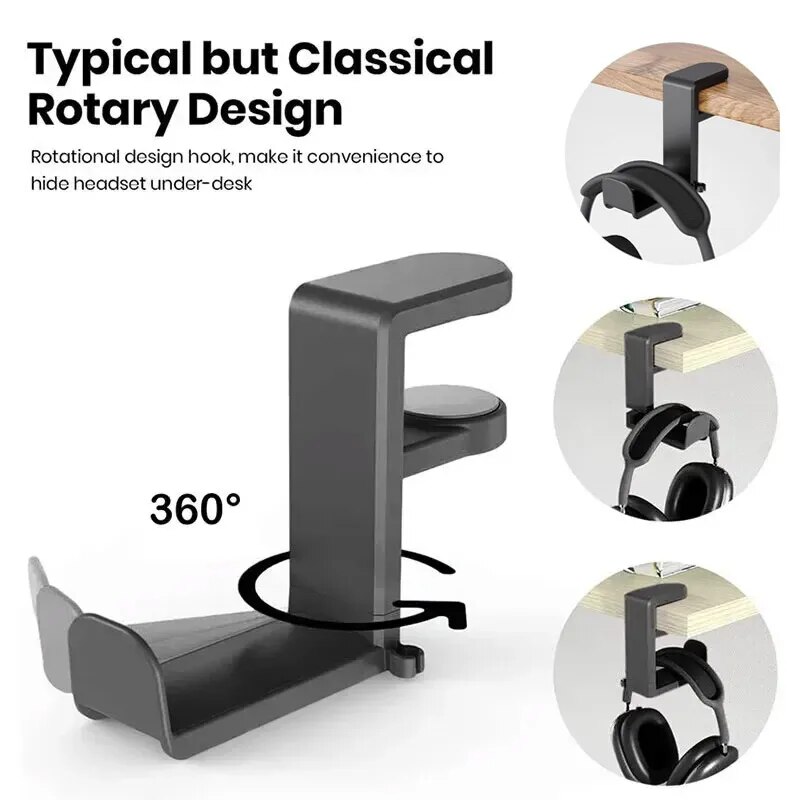 Under Desk Headphone Holder Ro - Headphone Stand Desk บทวิจารณ์และราคา