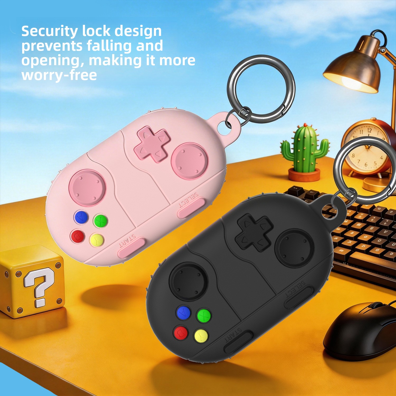 Vintage Silicone Game Style Ca - Earbuds Charging Case บทวิจารณ์และราคา