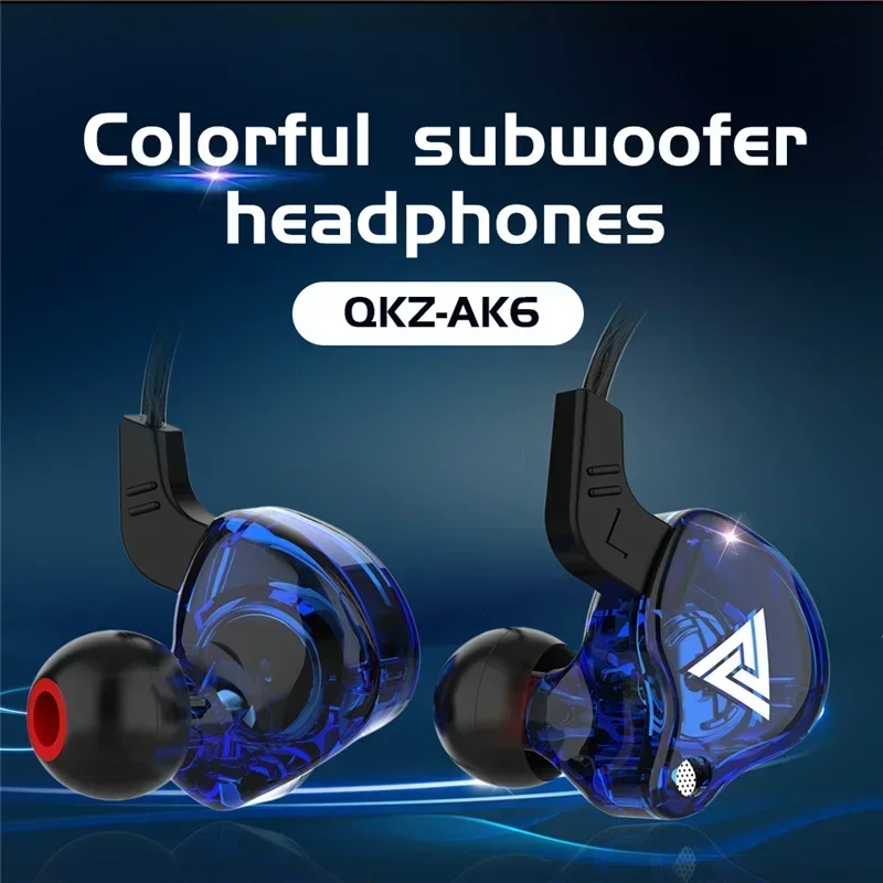 NEW QKZ AK6 Copper Driver HiFi - Wired Earphone Mic บทวิจารณ์และราคา