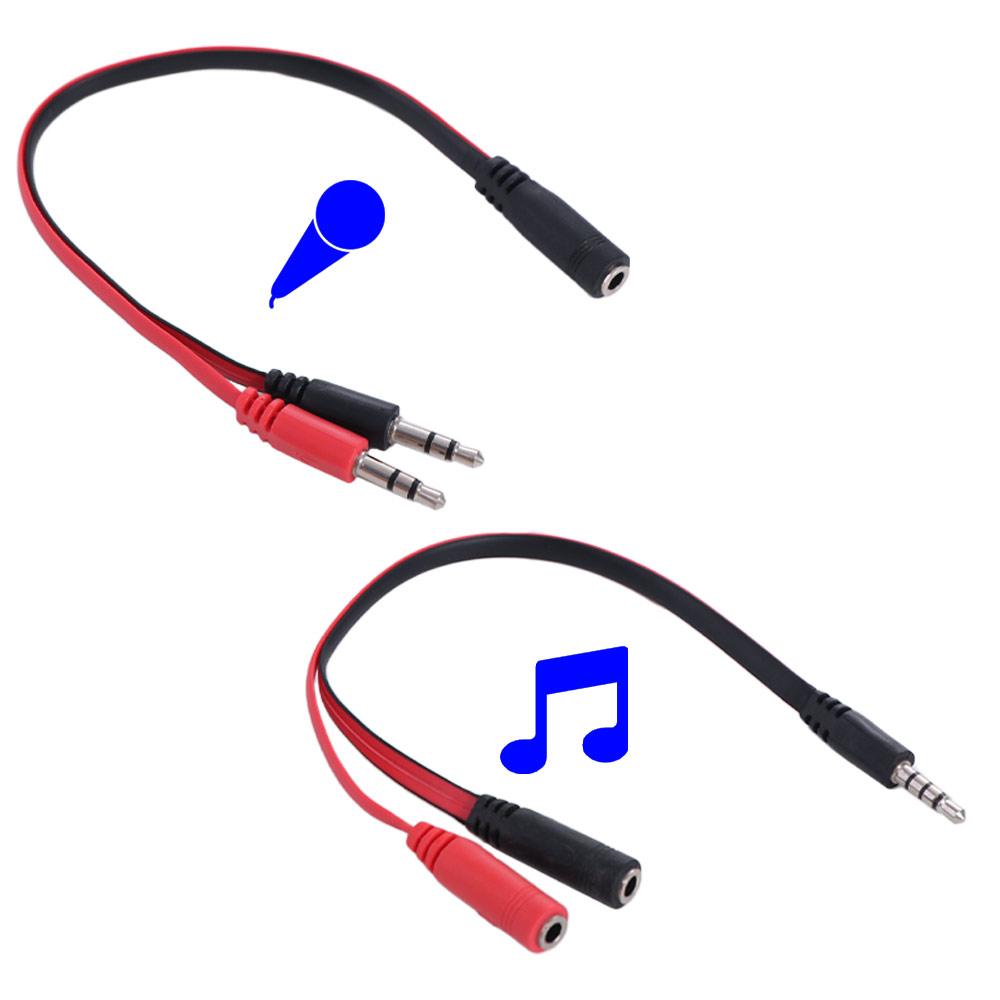 1 Male To 2 Female 3.5 Jack Au - Earphone Splitter Jack บทวิจารณ์และราคา