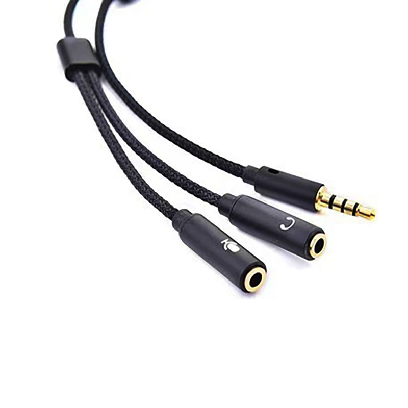 3.5mm Audio Splitter Y Jack 1  - Audio Splitter Y บทวิจารณ์และราคา