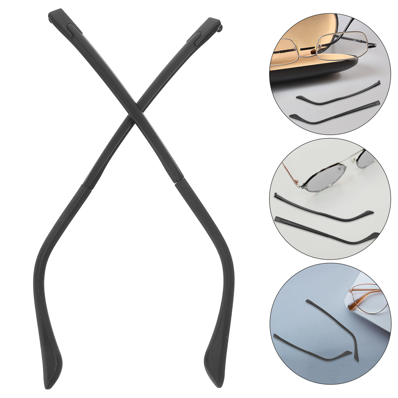 Universal Eyeglass Temple End  - Silicone Ear Tip Replacement บทวิจารณ์และราคา