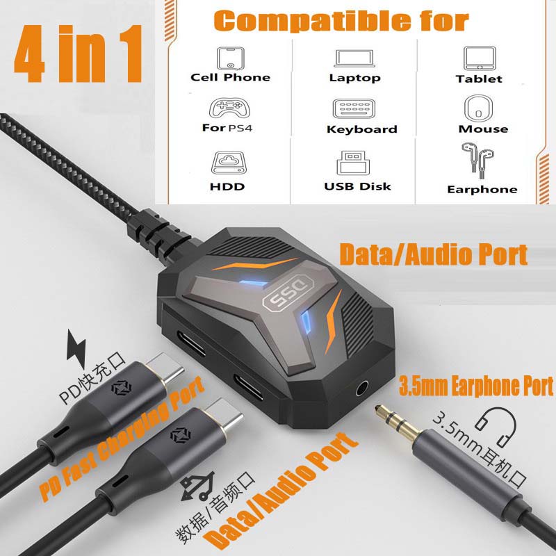 Type C Splitter USB C to 3.5mm - Cable Extension 3.5 บทวิจารณ์และราคา
