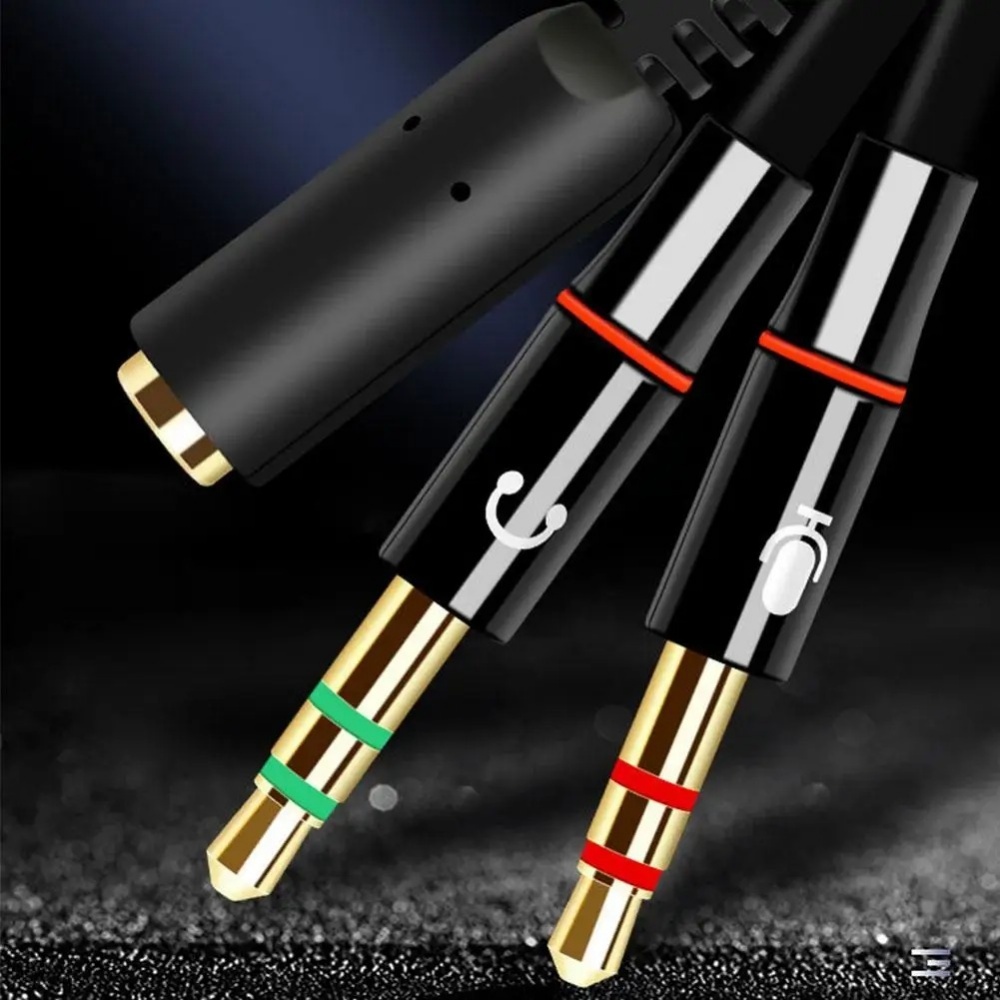 3.5mm Headphone Microphone Aud - Audio Splitter Y บทวิจารณ์และราคา