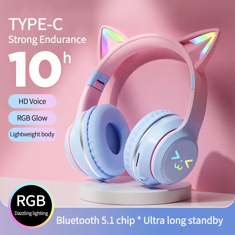 RGB Glow Earphones Wireless Ea - Gaming Headset Rgb บทวิจารณ์และราคา