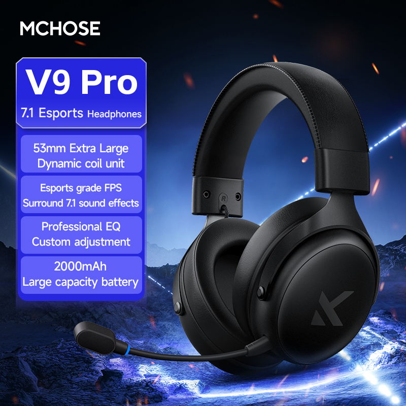 MCHOSE V9 Pro Headset with Mic - Gaming Headset Rgb บทวิจารณ์และราคา