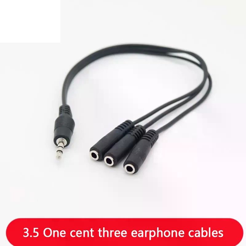 3.5mm 3 3.5mm 1 3 Adapter Way  - Earphone Splitter Jack บทวิจารณ์และราคา