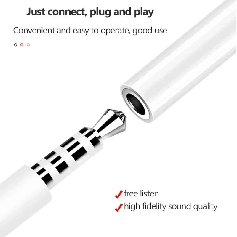 For IOS Headphone Adaptador fo - Earphone Splitter Jack บทวิจารณ์และราคา