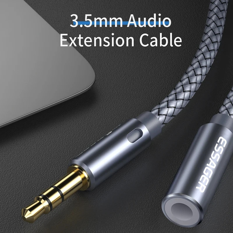 Essager 3.5mm Audio Aux Cable  - Earphone Splitter Jack บทวิจารณ์และราคา